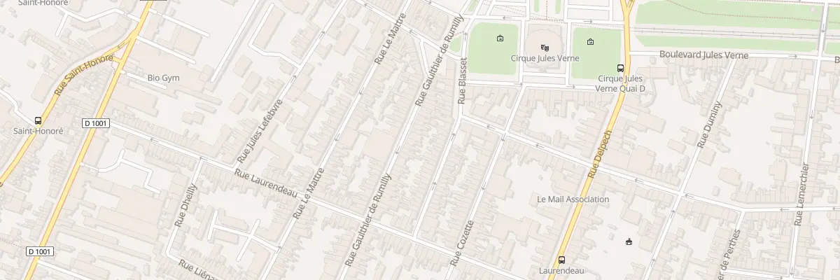 Plan du 29 Rue Gaulthier de Rumilly à Amiens