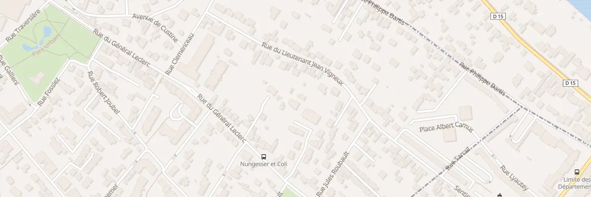 Plan du 30 Rue Lieutenant J Vigneux à Saint-Gratien