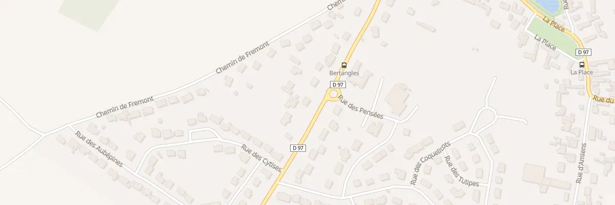 Plan du 16 Rue de St Sauveur à Bertangles