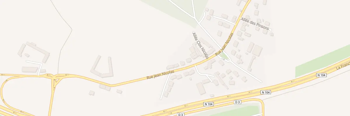 Plan du 84 Rue Jean Nicolas à Baillet-en-France