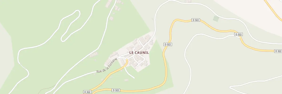 Plan du 61 Le Caunil à Salvezines