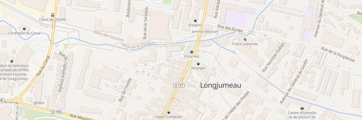 Plan du 98 Rue Pdt Francois Mitterrand à Longjumeau