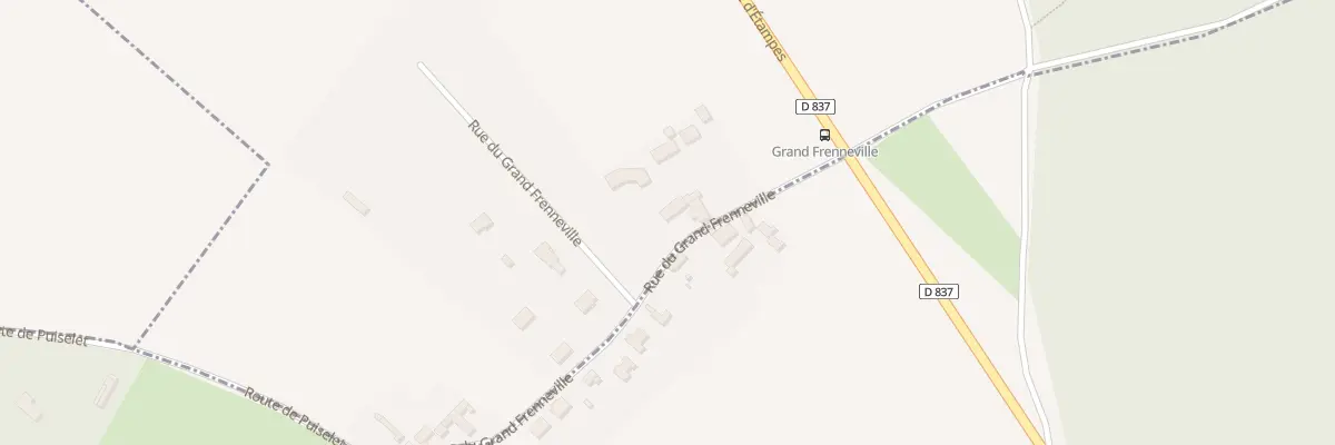 Plan du 2 Rte Le Grand Frenneville à Bouville