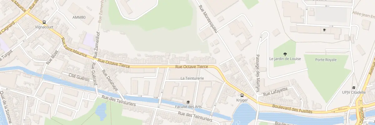Plan du 82 Rue Octave Tierce à Amiens