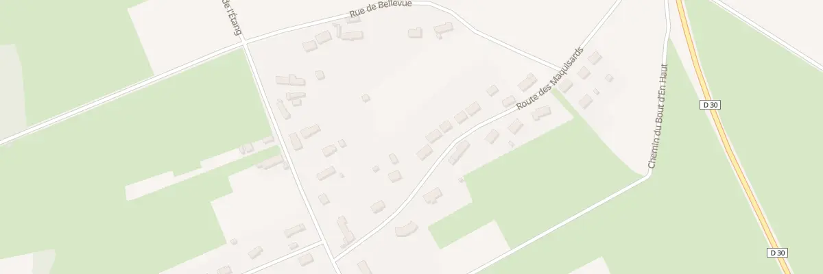 Plan du 2 Rte des Maquisards à Chambon-la-Forêt