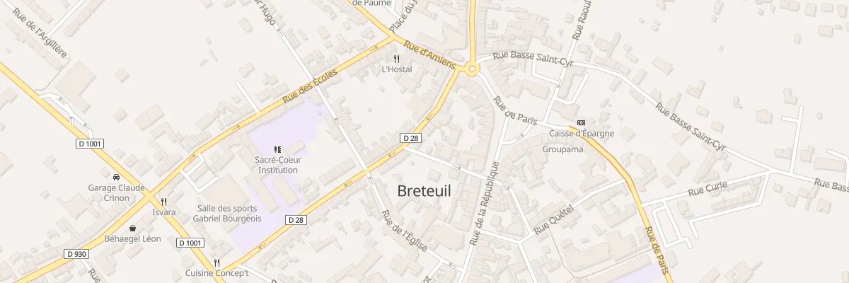Plan du 9 Rue Adrien Maitre à Breteuil