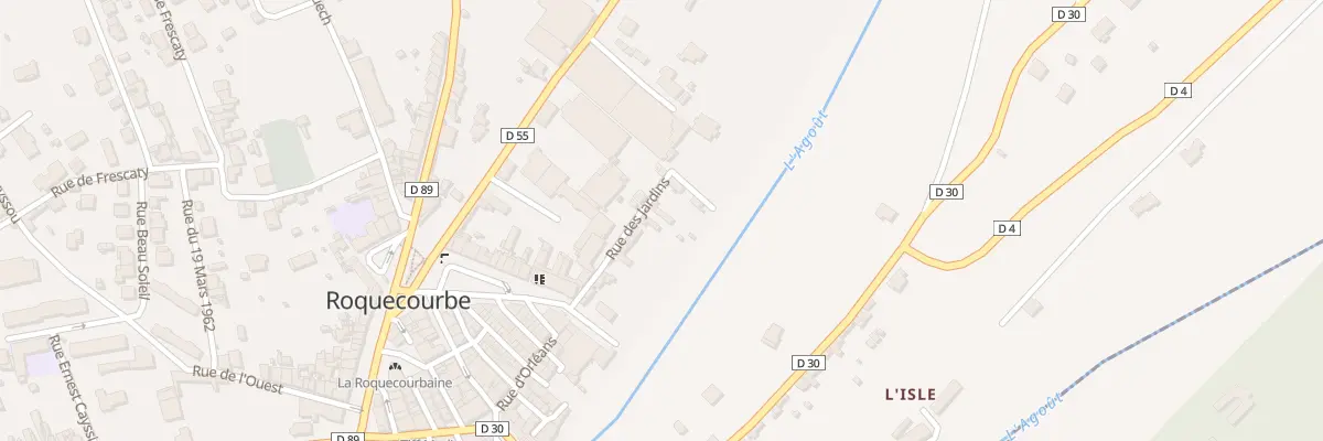 Plan du 80 Rue des Jardins à Roquecourbe
