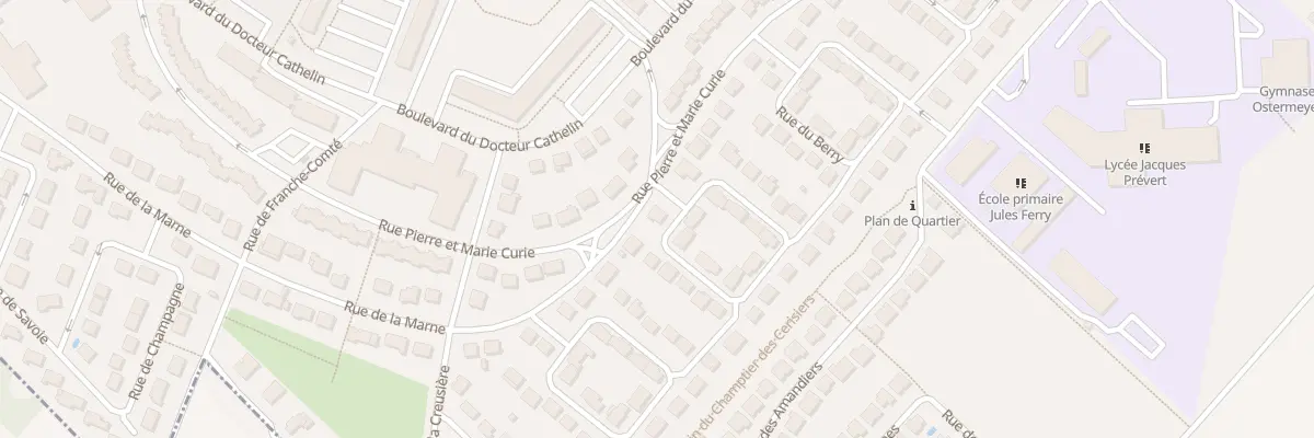 Plan du 94 Rue Pierre et Marie Curie à Longjumeau