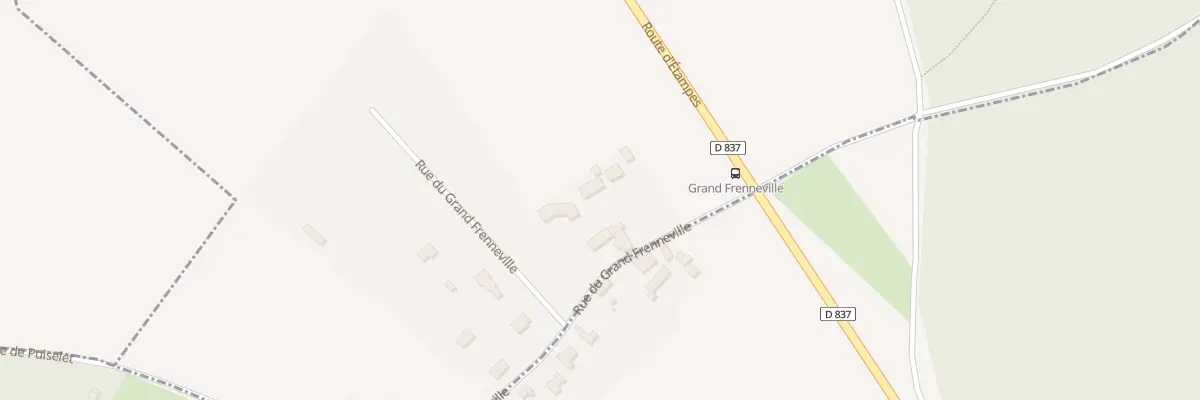 Plan du 2T Rte Le Grand Frenneville à Bouville