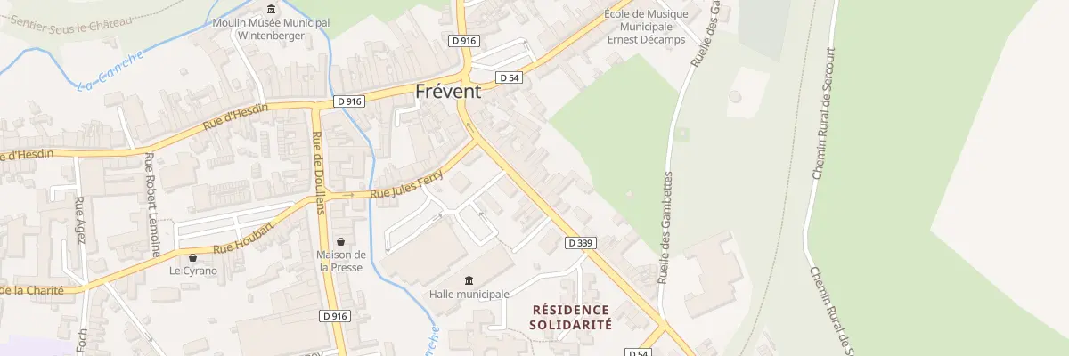 Plan du 17 Rue du Général de Gaulle à Frévent