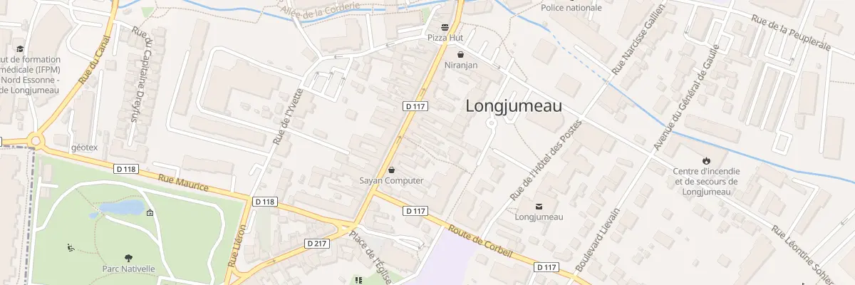 Plan du 119 Rue Pdt Francois Mitterrand à Longjumeau