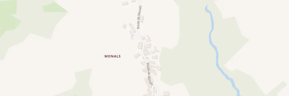 Plan du 5219 Monals à Saint-Santin