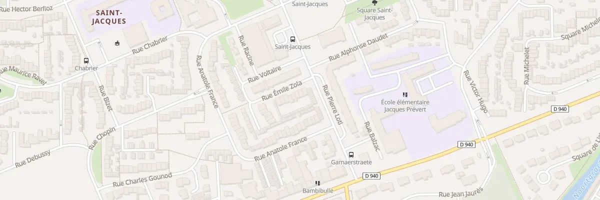 Plan du 5 Rue Émile Zola à Grande-Synthe
