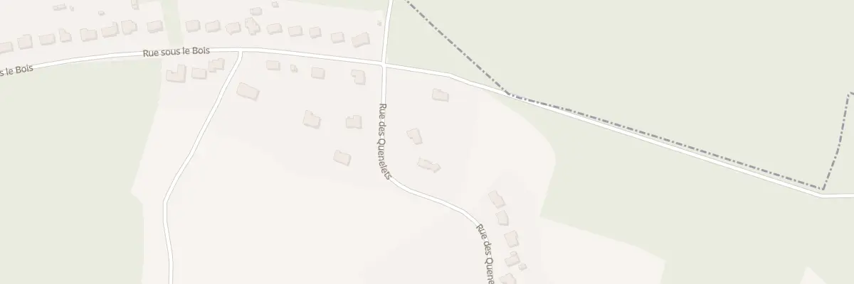 Plan du 970 Rue des Quenelets à Heuringhem