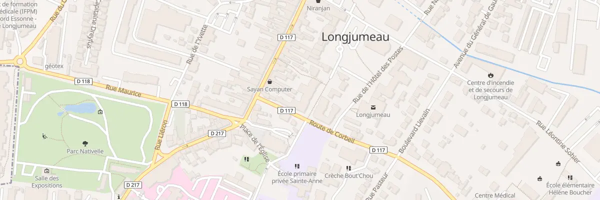 Plan du 10 Rue Jean Colin à Longjumeau