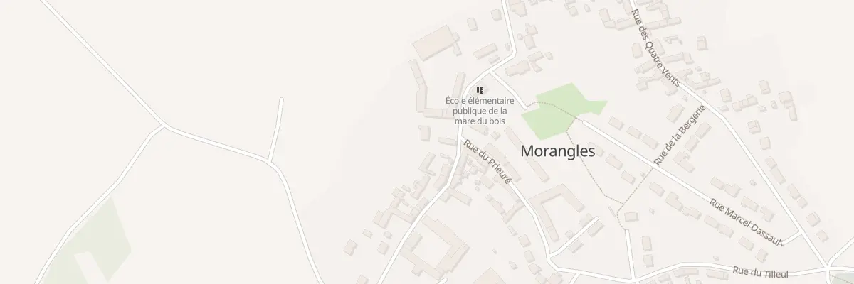 Plan du 217 Rue de la Mare du Bois à Morangles