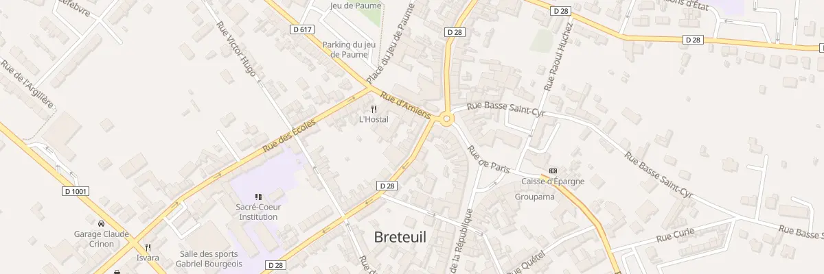 Plan du 4 Rue Adrien Maitre à Breteuil