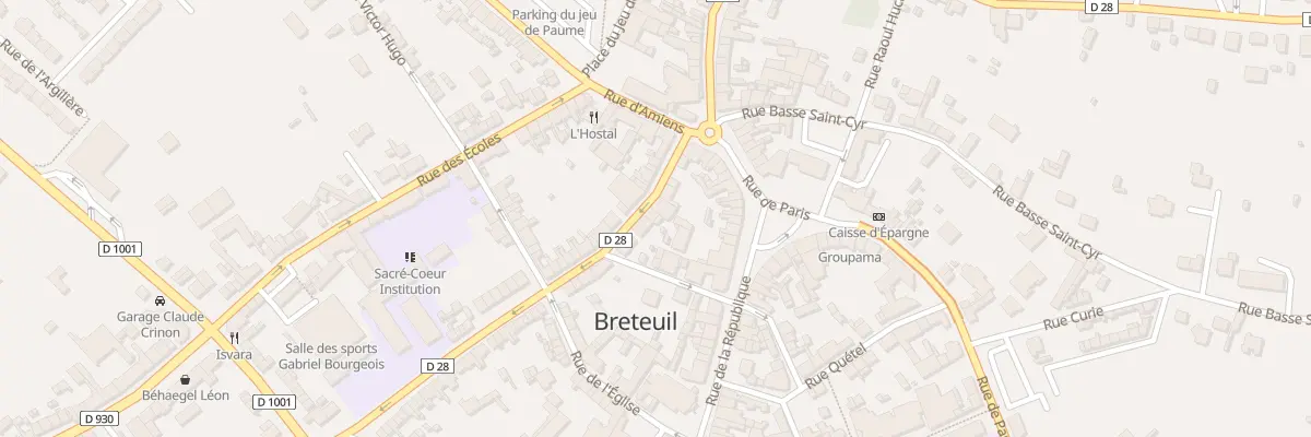Plan du 3 Rue Adrien Maitre à Breteuil