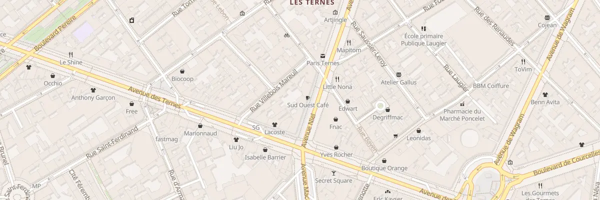 Plan du 5 Av Niel à Paris 17e Arrondissement