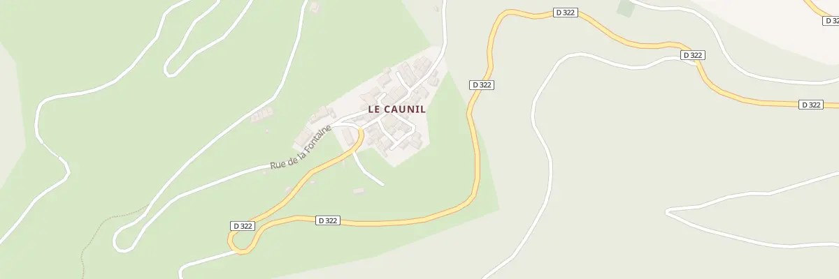 Plan du 84 Le Caunil à Salvezines