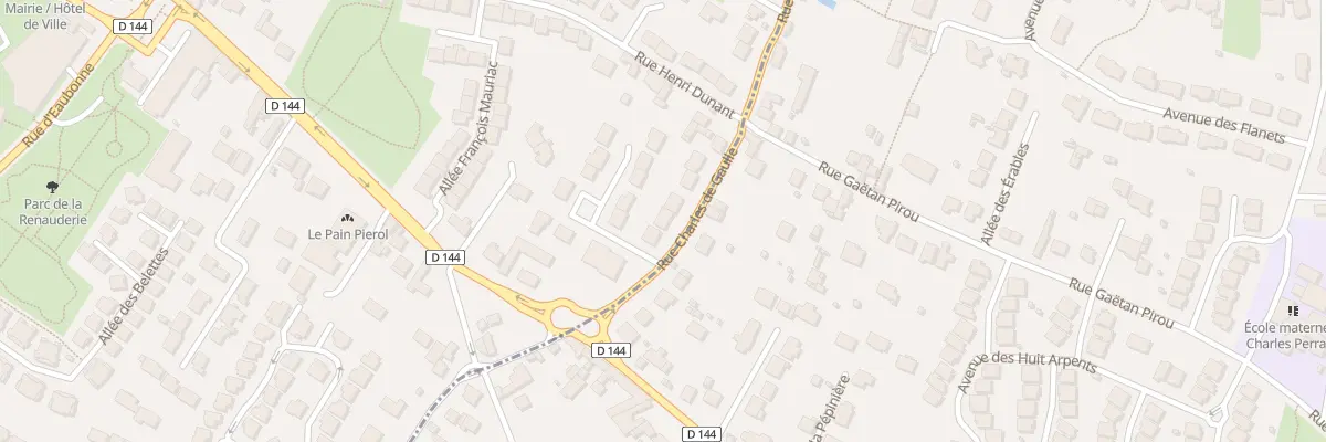 Plan du 3 Rue Charles de Gaulle à Margency