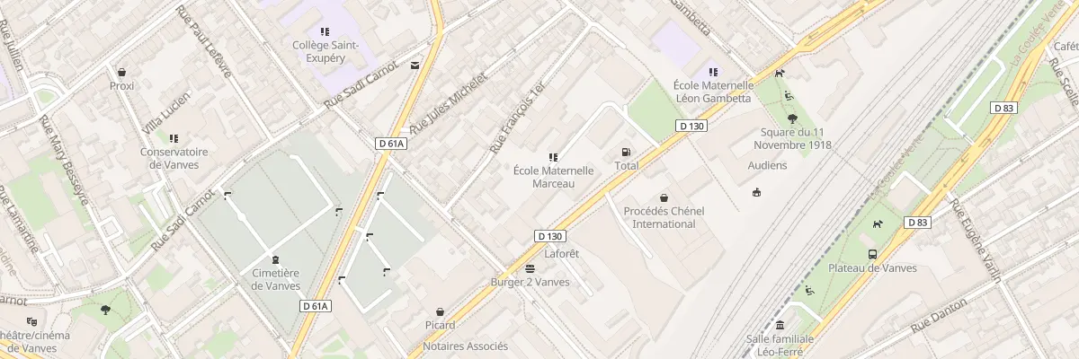 Plan du 51 Rue Jean Bleuzen à Vanves