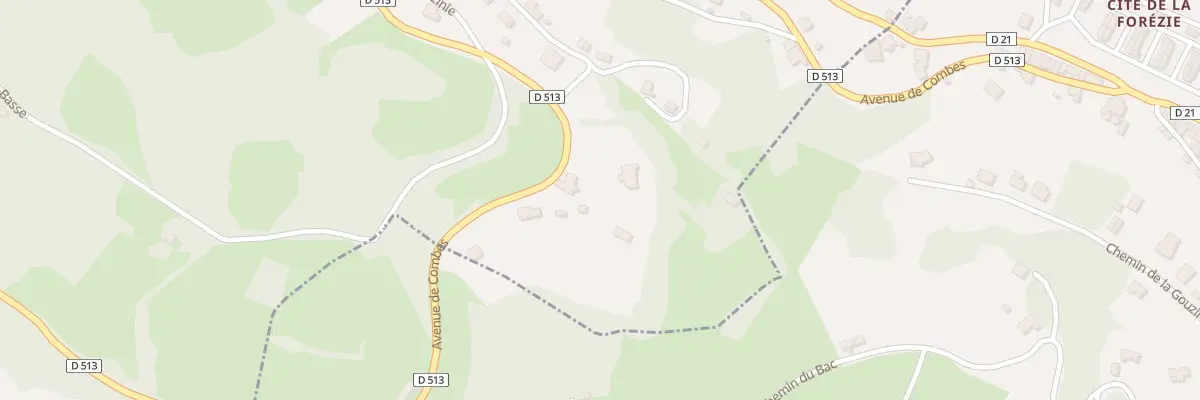 Plan du 9002 La Gouzinie à Aubin