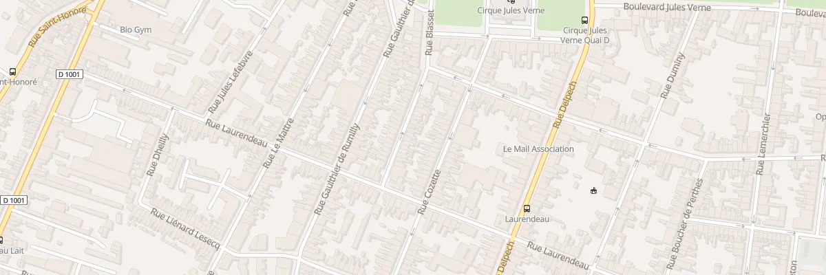 Plan du 19 Rue Blasset à Amiens