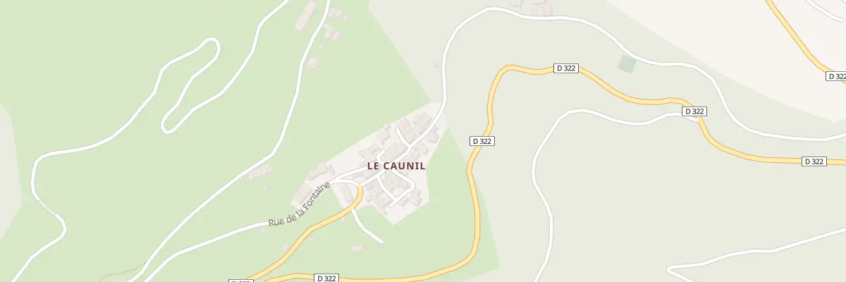 Plan du 90 Le Caunil à Salvezines