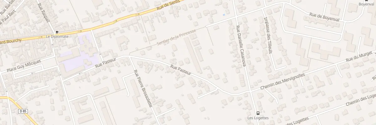 Plan du 25 Rue Pasteur à Beaumont-sur-Oise