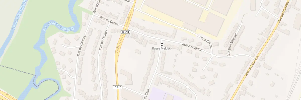 Plan du 2 Rue de Sète à Arques