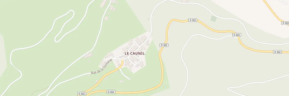 Plan du 91 Le Caunil à Salvezines