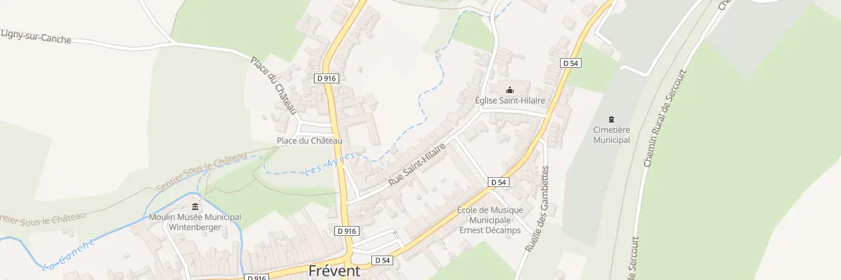 Plan du 29B Rue de Saint Hilaire à Frévent