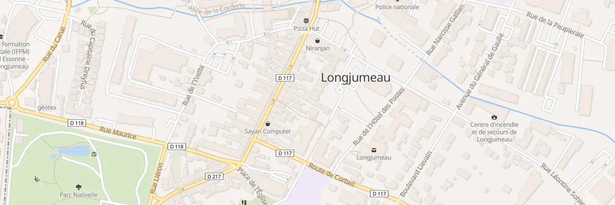 Plan du 117 Rue Pdt Francois Mitterrand à Longjumeau
