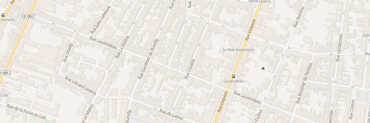 Plan du 36 Rue Cozette à Amiens