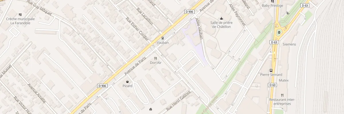Plan du 7 Rue Etienne Deforges à Châtillon