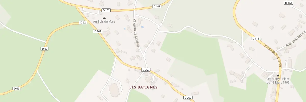 Plan du 1 Rue du Lavoir aux Martys