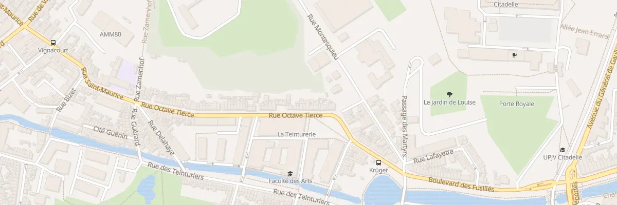 Plan du 68 Rue Octave Tierce à Amiens