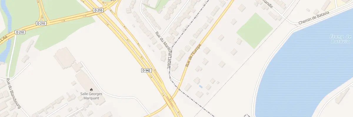 Plan du 138 Rue de l’Europe à Arques
