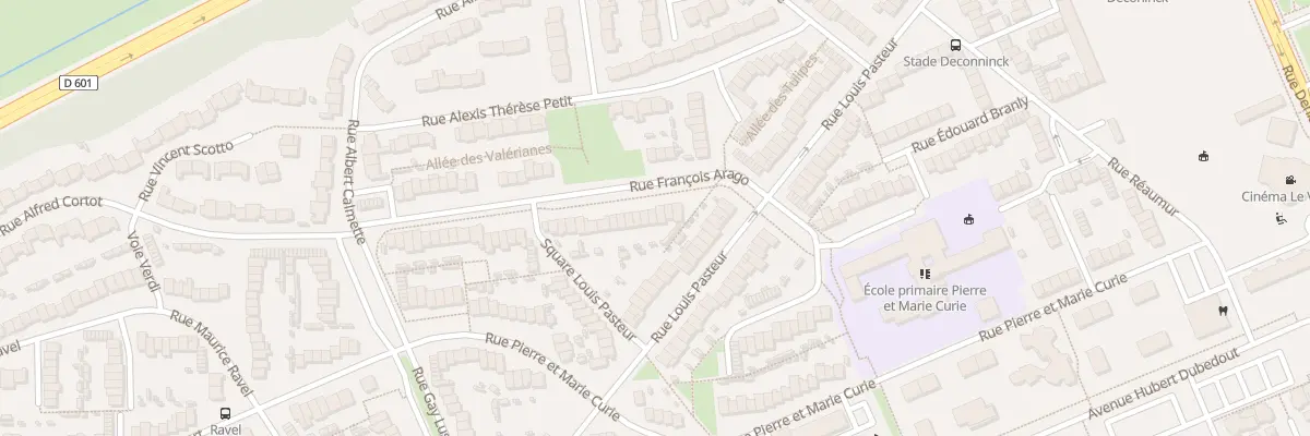 Plan du 54 Rue Arago à Grande-Synthe