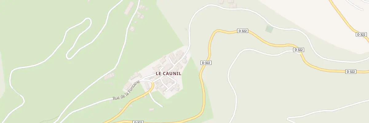 Plan du 91A Le Caunil à Salvezines