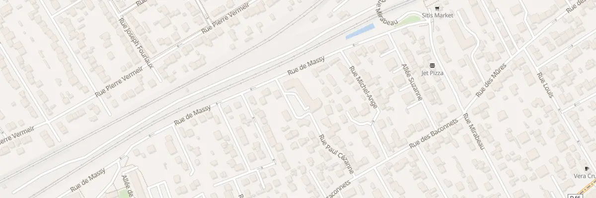Plan du 21 Rue de Massy à Antony