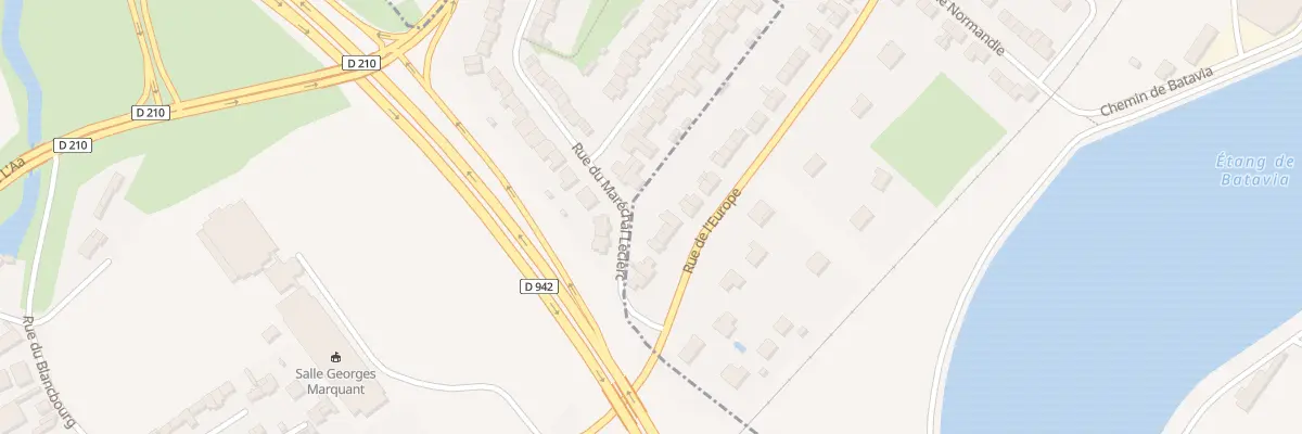 Plan du 134 Rue de l’Europe à Arques