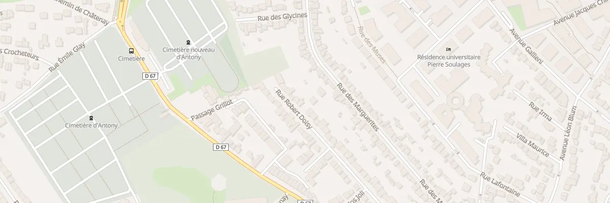 Plan du 58 Rue Robert Doisy à Antony