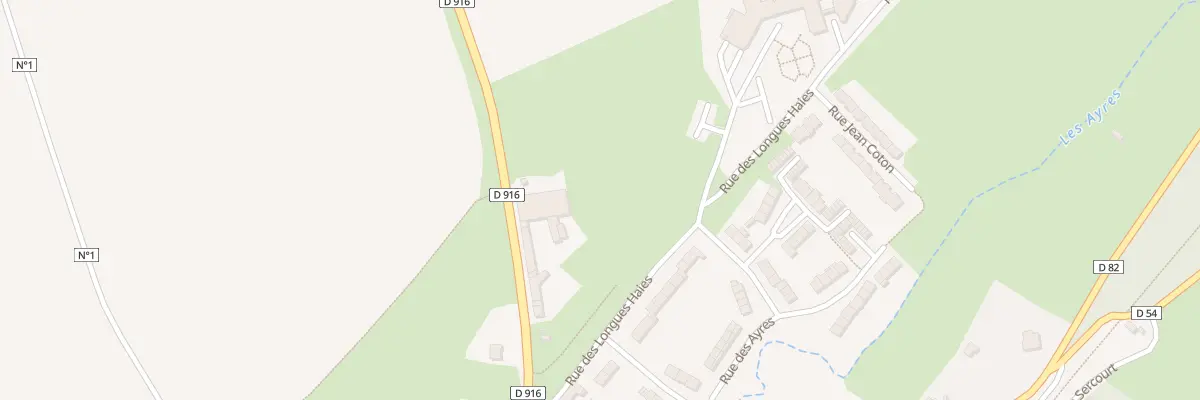 Plan du 66 Rue du Maréchal Leclerc à Frévent