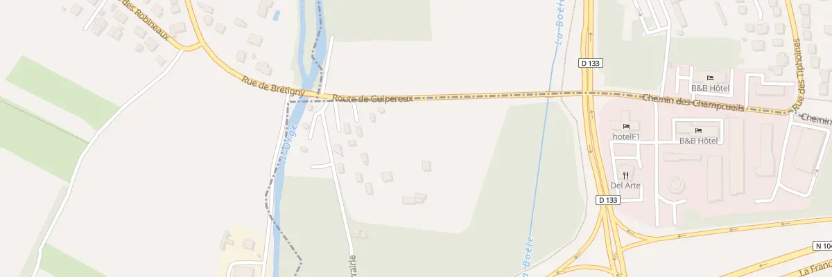 Plan du 9 Rte de Guipereux à Brétigny-sur-Orge