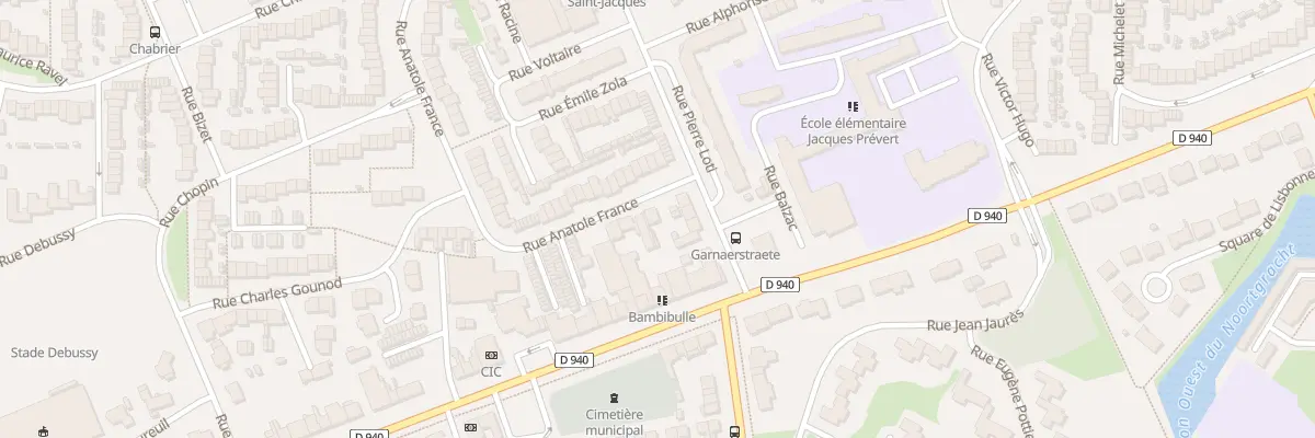 Plan du 38 Rue Anatole France à Grande-Synthe