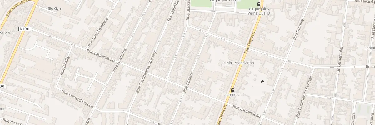 Plan du 24 Rue Cozette à Amiens