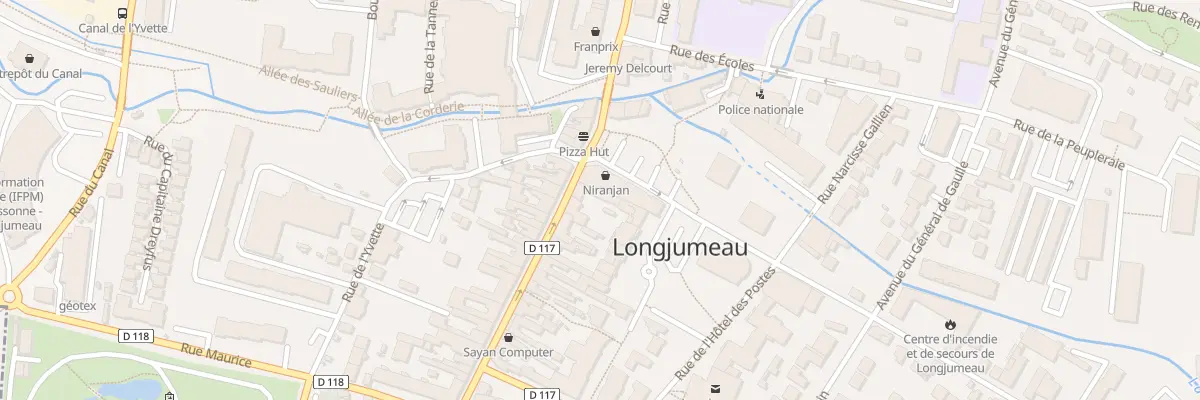 Plan du 105 Rue Pdt Francois Mitterrand à Longjumeau