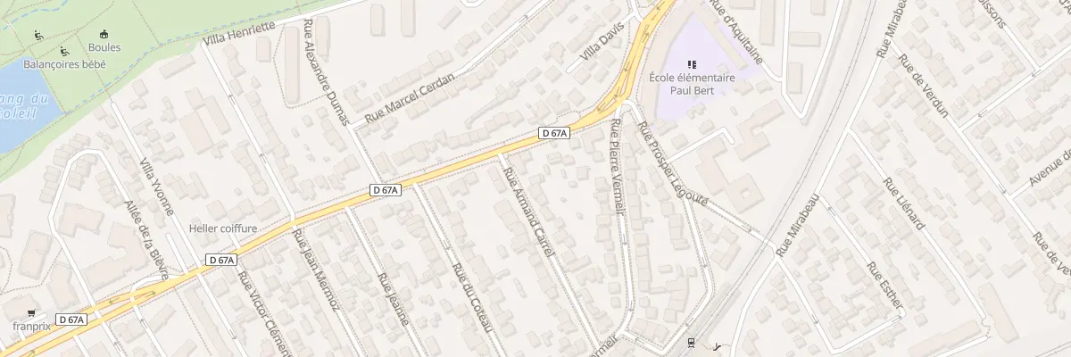 Plan du 13B Rue Adolphe Pajeaud à Antony